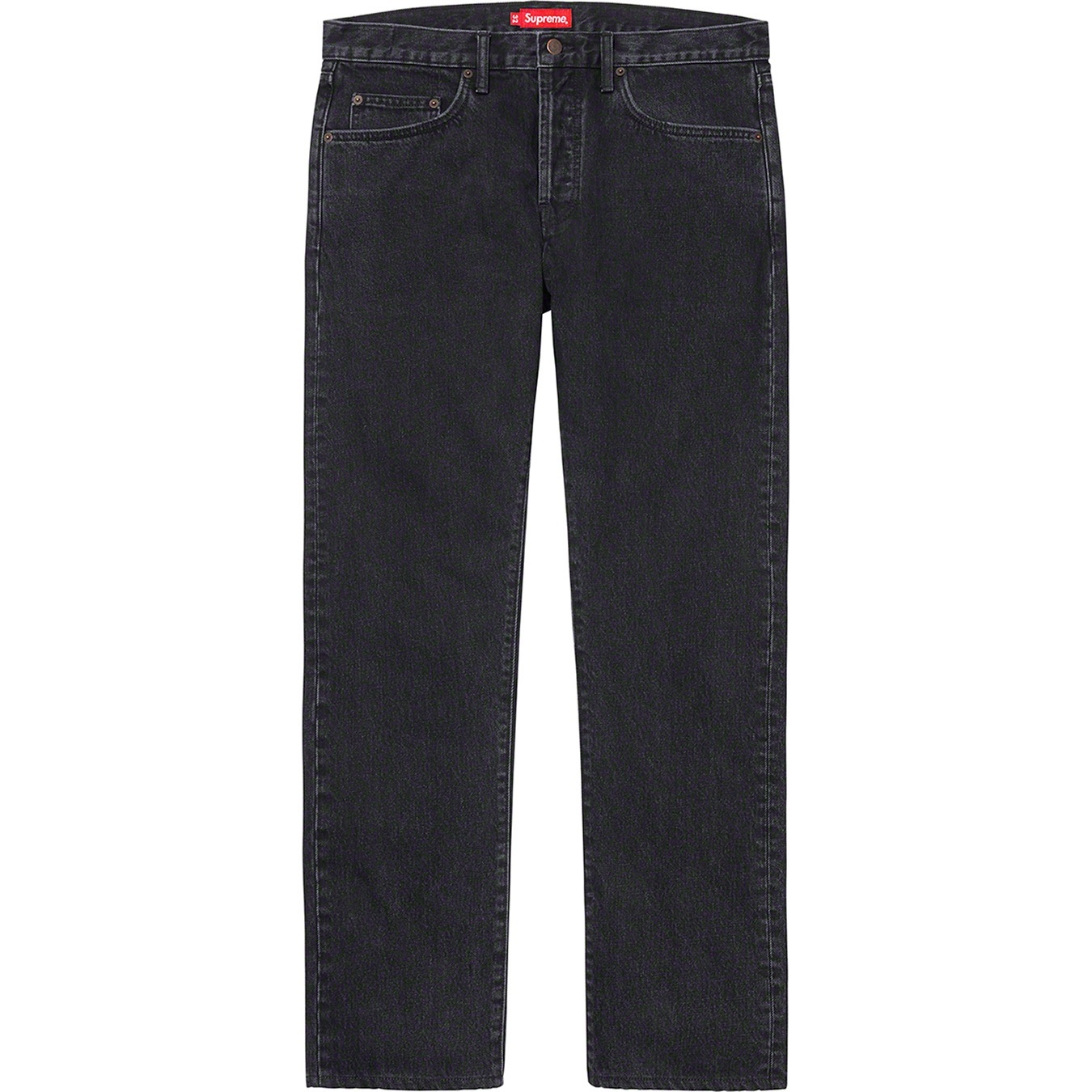 Stone Washed Black Slim Jean view 2